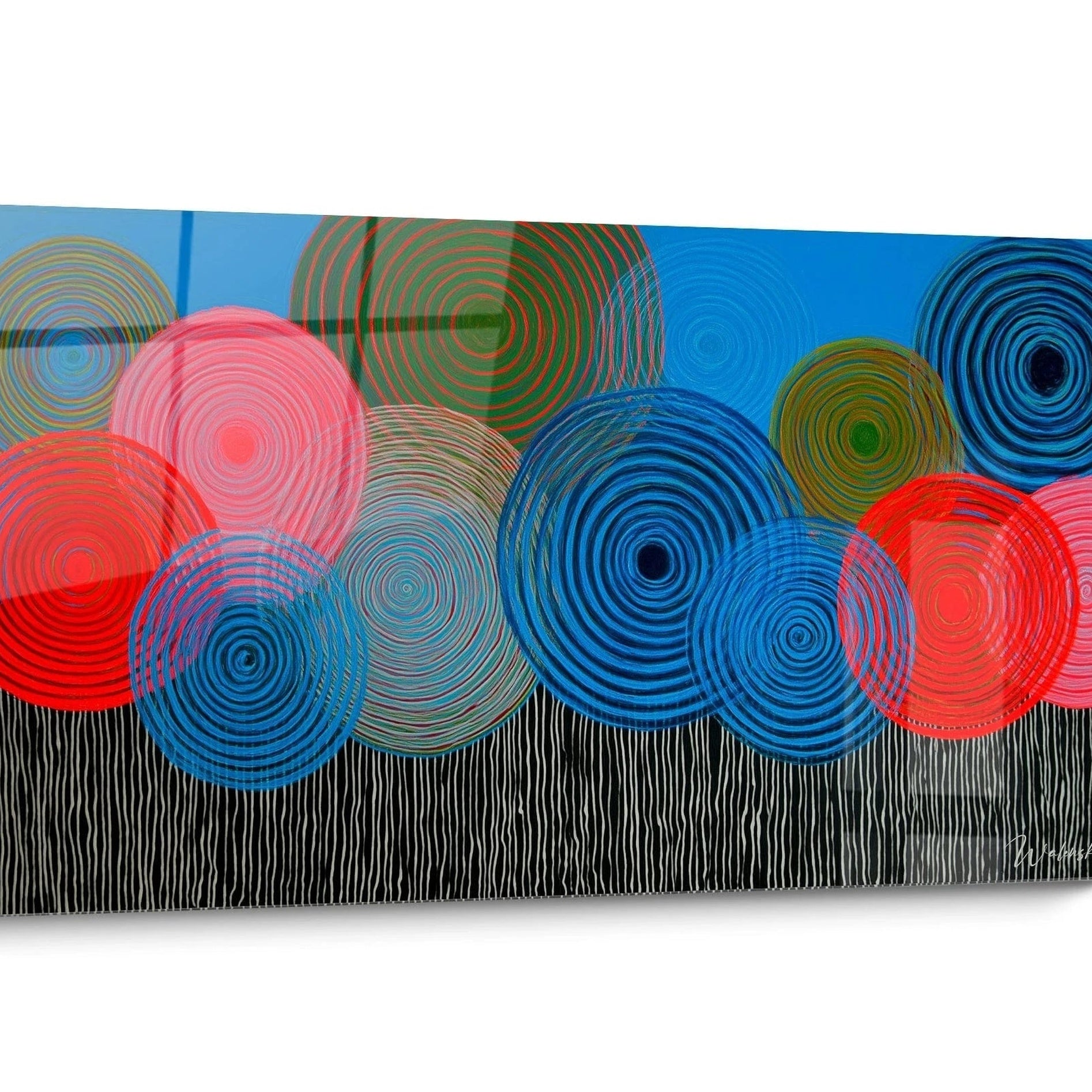 Abstract Op Art Wall Art