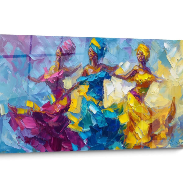 Tableau Danse africaine Abstrait