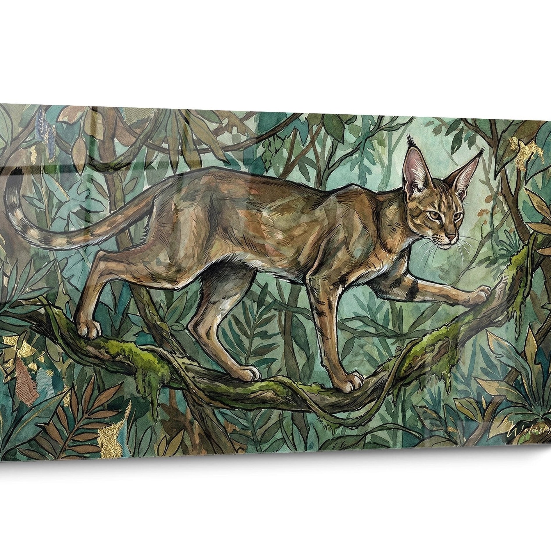 Tableau chat Chausie Sauvage