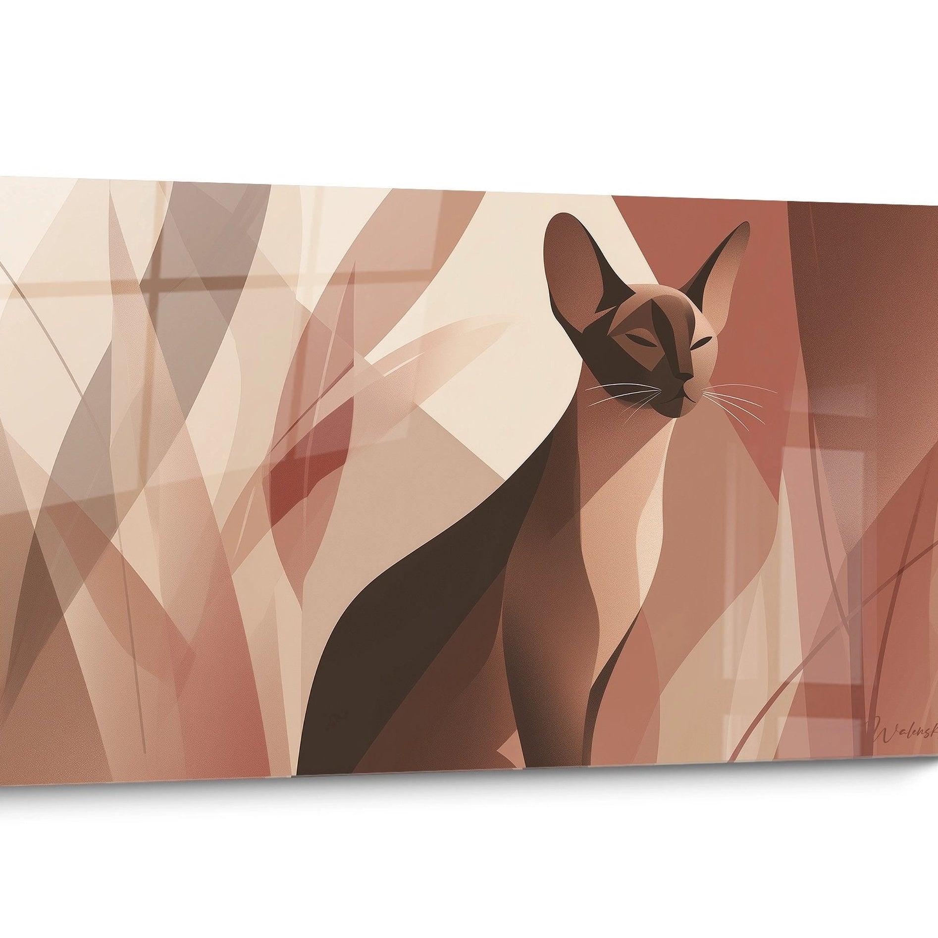 Quadro gatto Serengeti