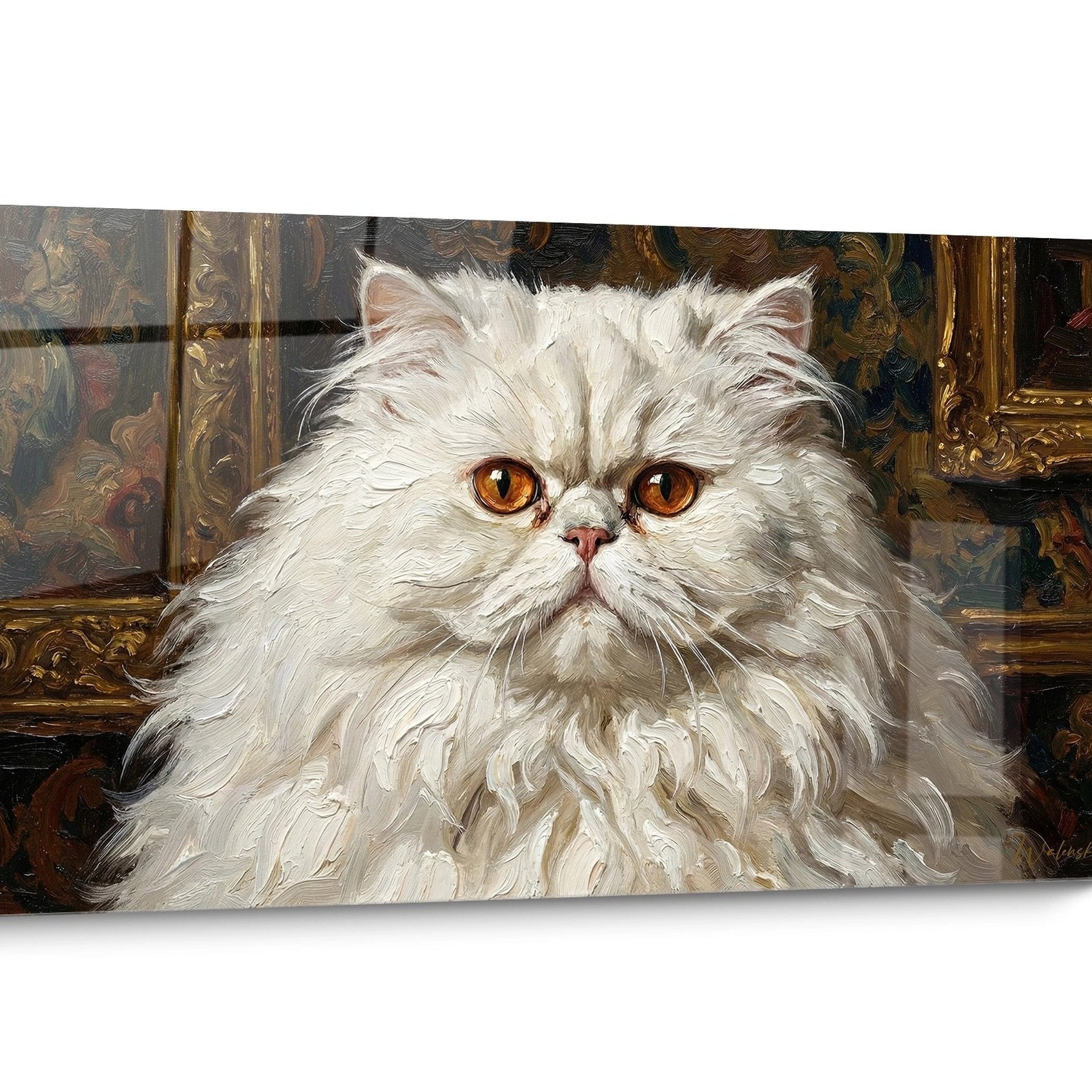 Tableau chat Persan Realiste