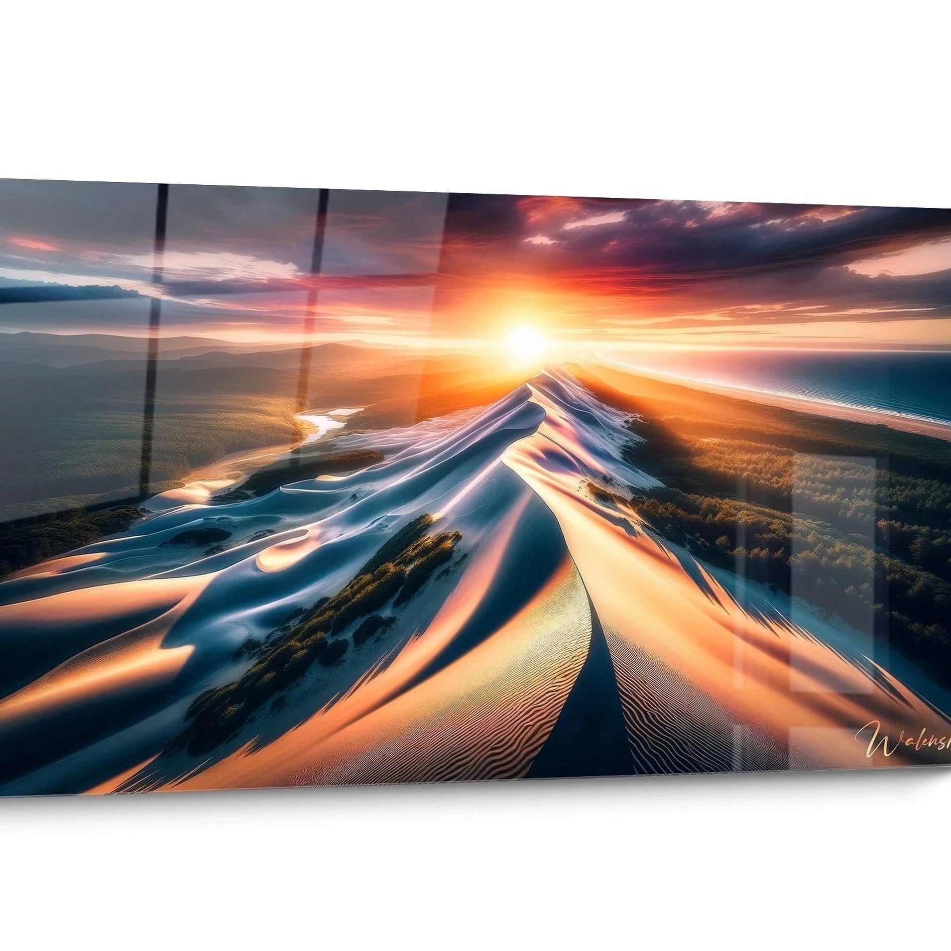 Wandbild Besprechungszimmer Zen