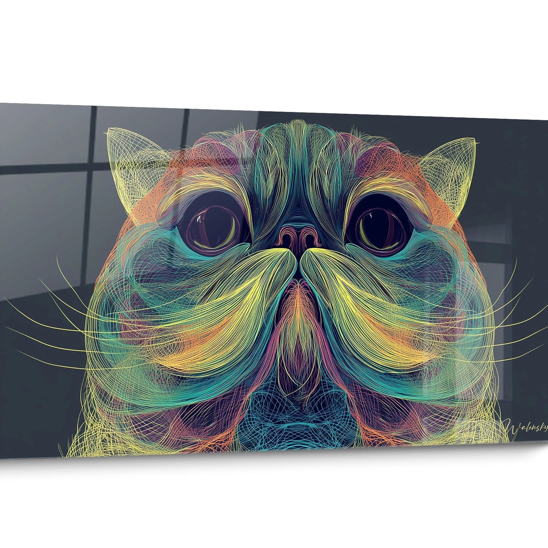Tableau chat Exotic Shorthair Pop Art