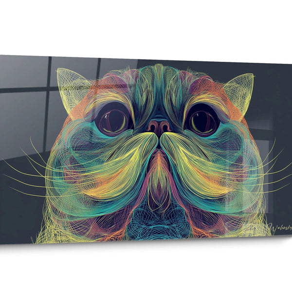 Tableau chat Exotic Shorthair Pop Art