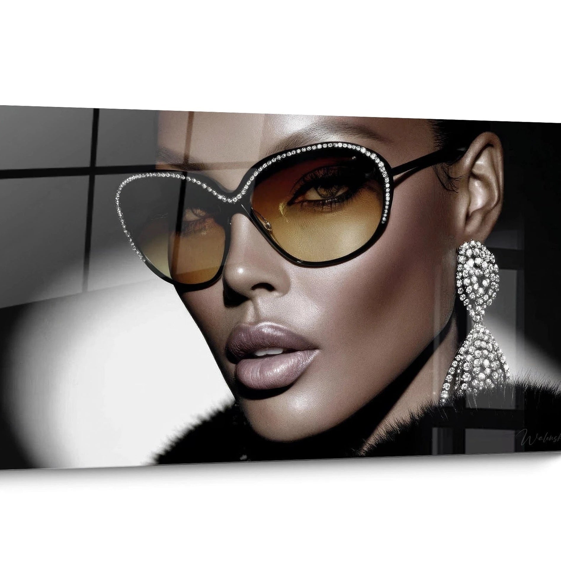 Golden Fashion Wall Art