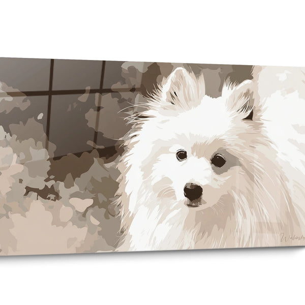Quadro Cane Spitz Giapponese Ritratto
