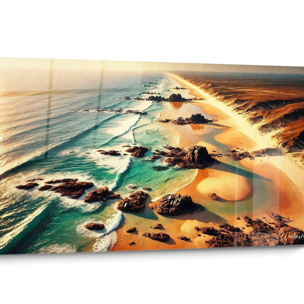 Tableau salle de réunion Doré