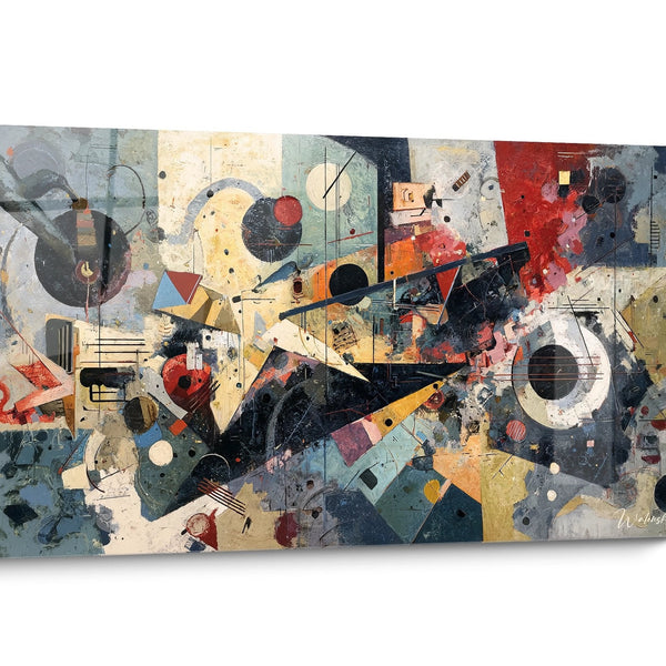 Geometric Educational Wall Art for Schools