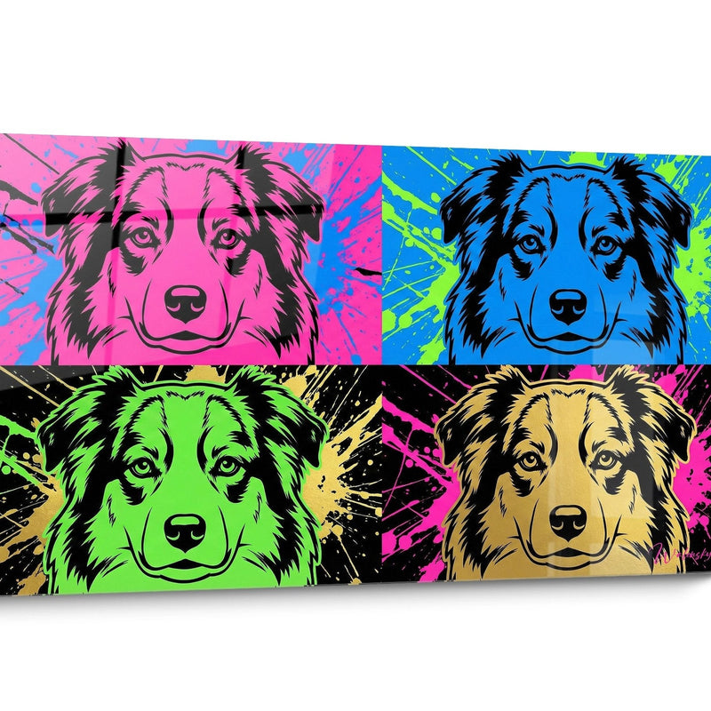 Miniature American Shepherd Dog Wall Art