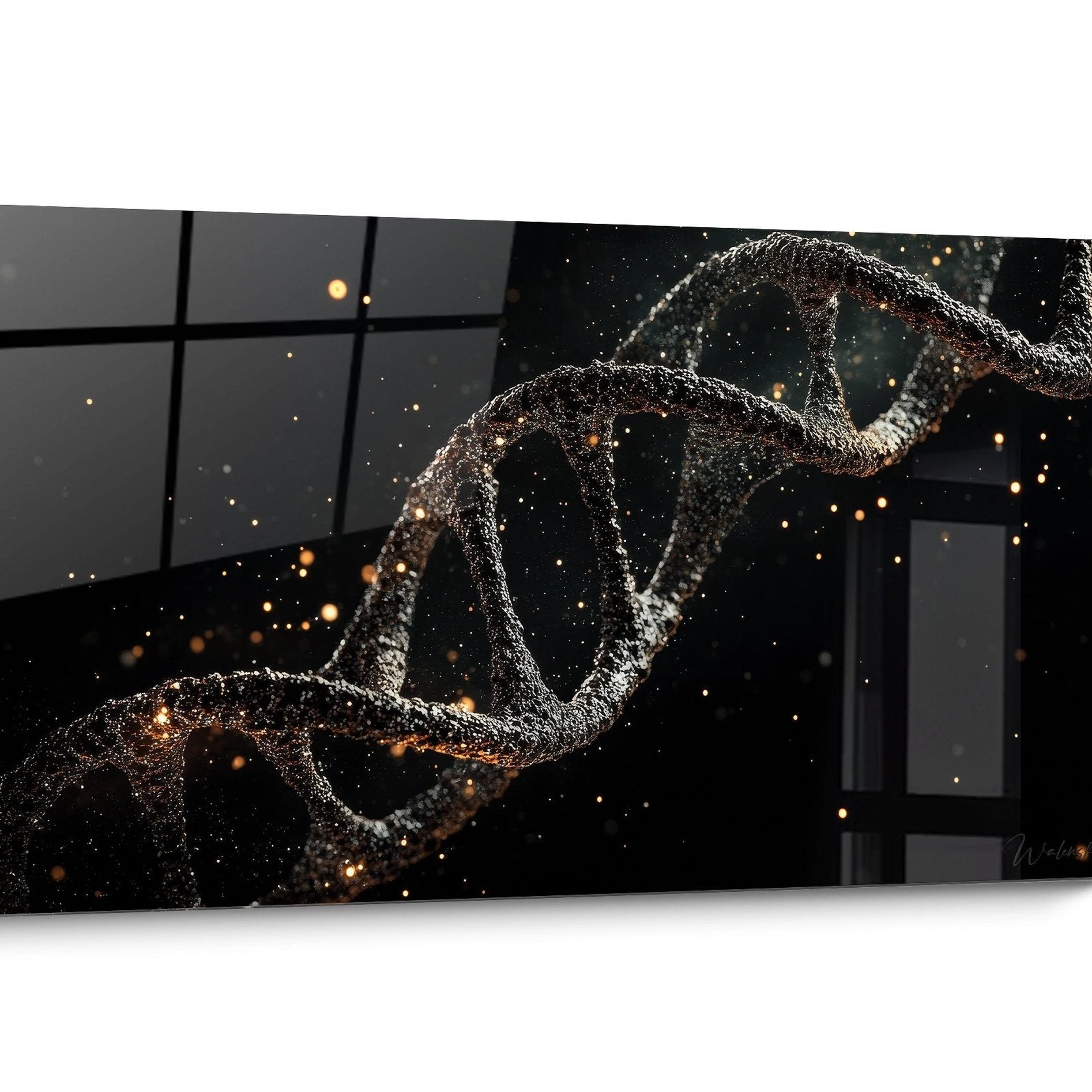 Leuchtende DNA-Tafel
