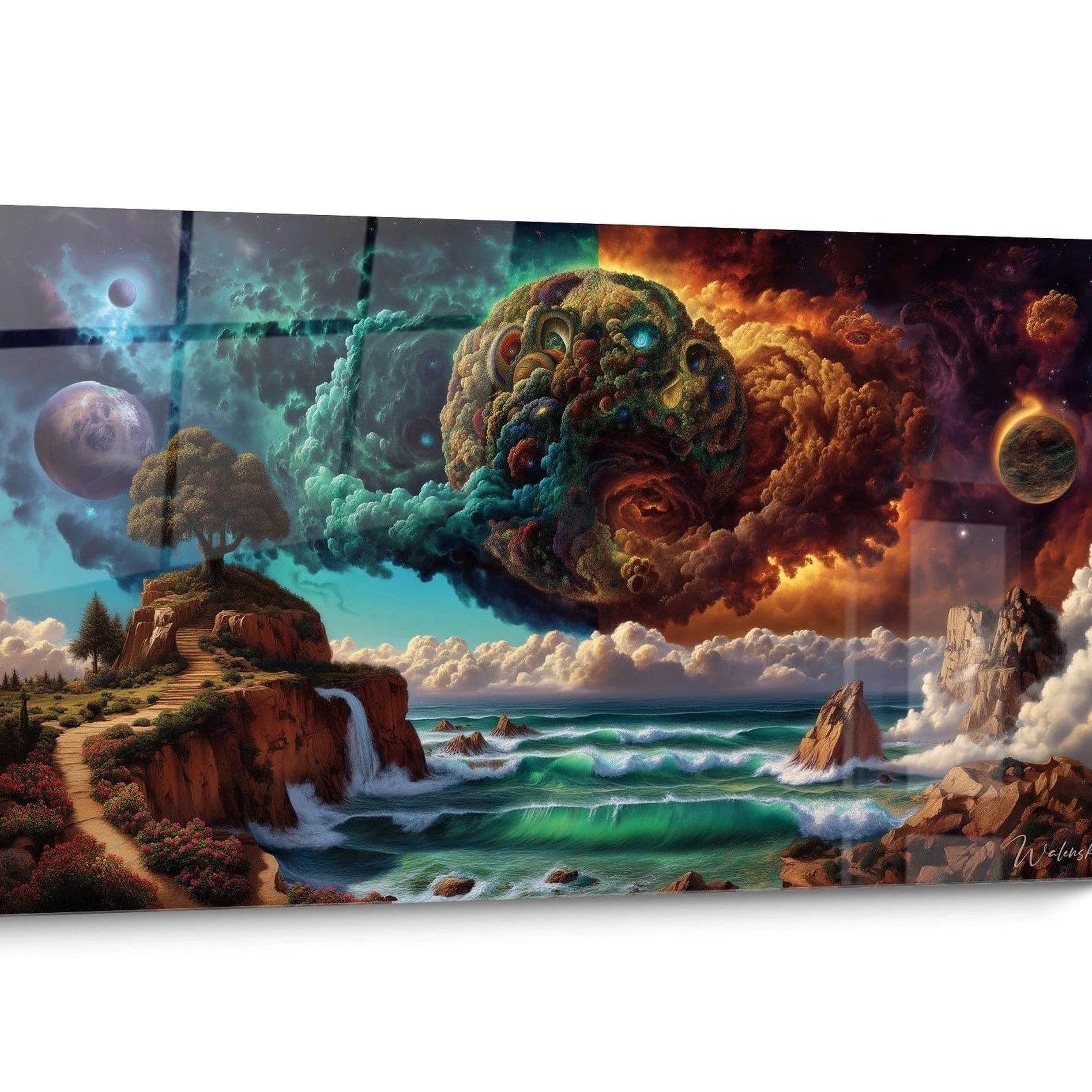 Abstract surrealism wall art