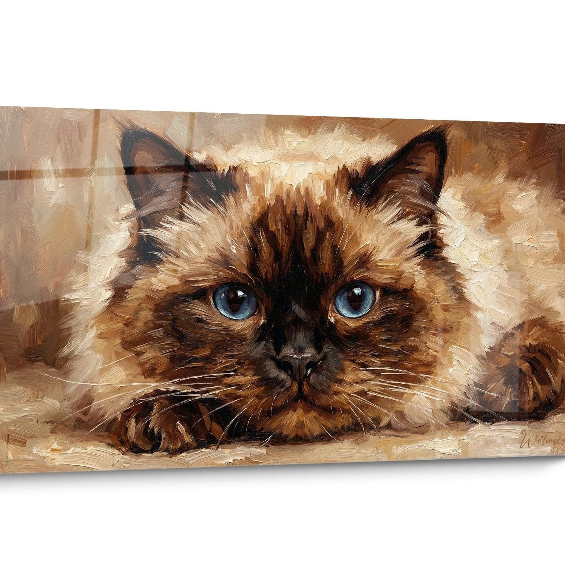 Tableau chat Himalayan Réaliste