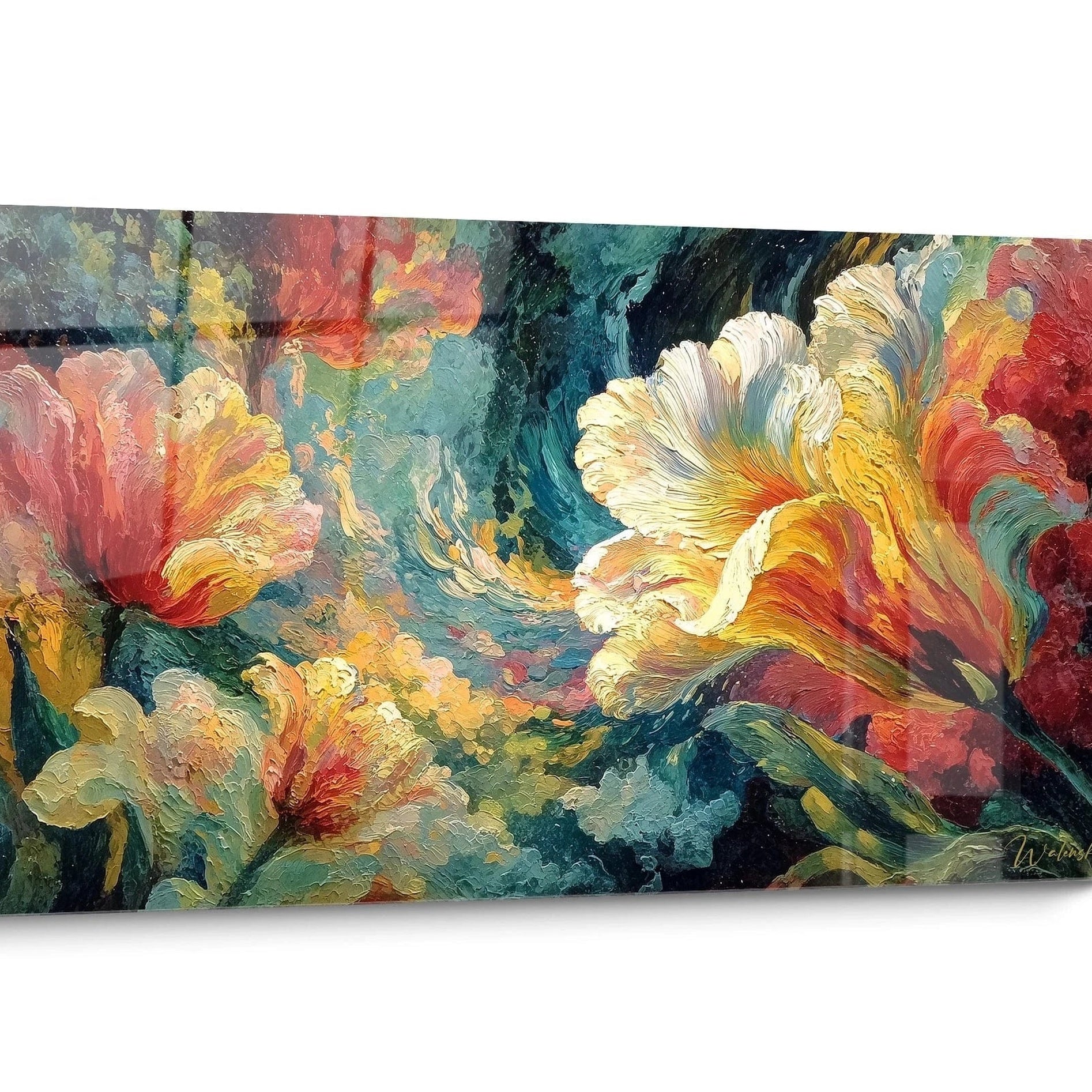 Tableau Baroque Rouge