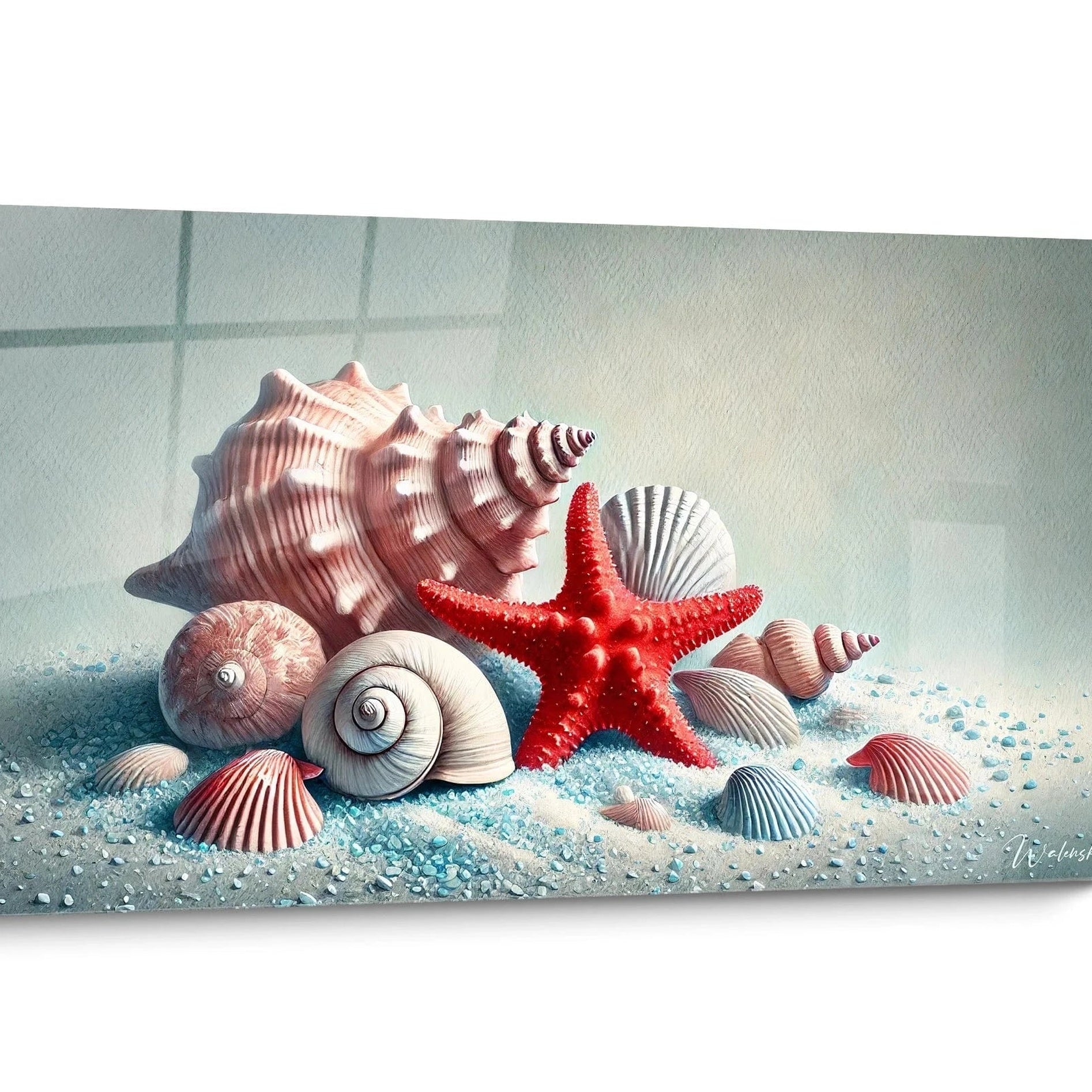 Tableau pour salle de bain Coquillage