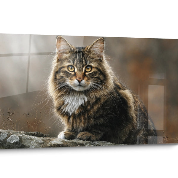 Tableau chat American Bobtail Réaliste