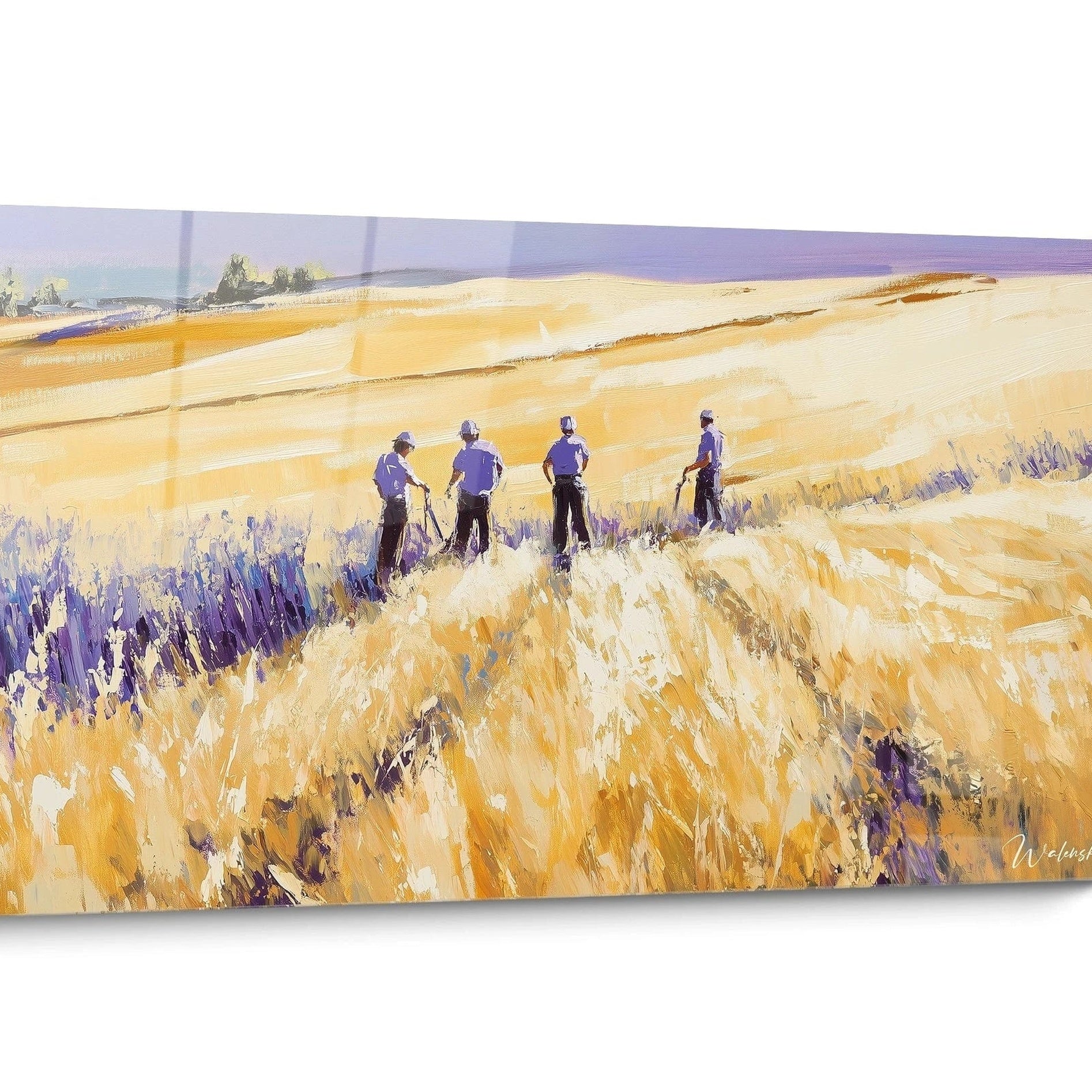 Wall art inspired by Camille Pissarro