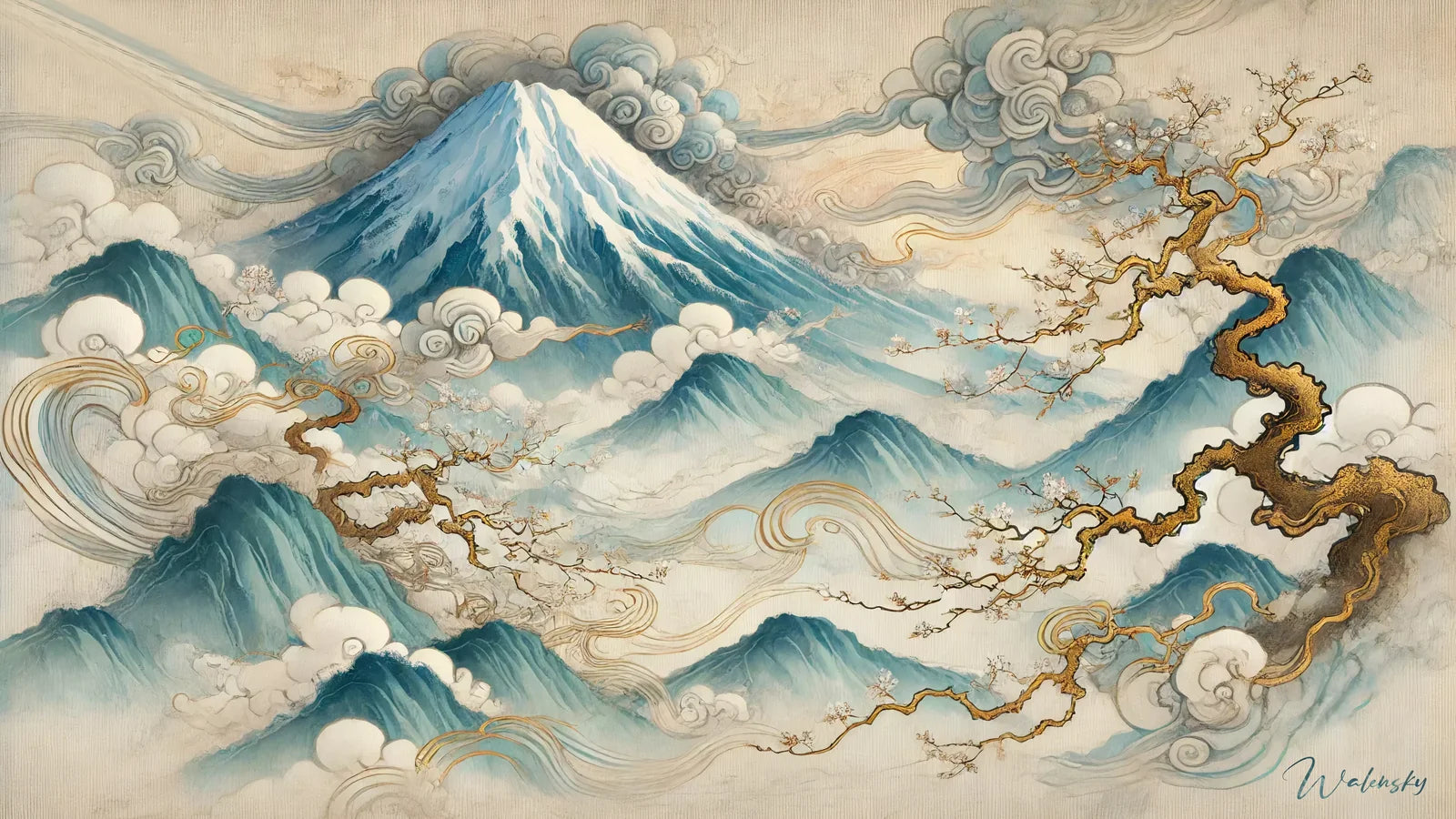 Tableaux Mont Fuji