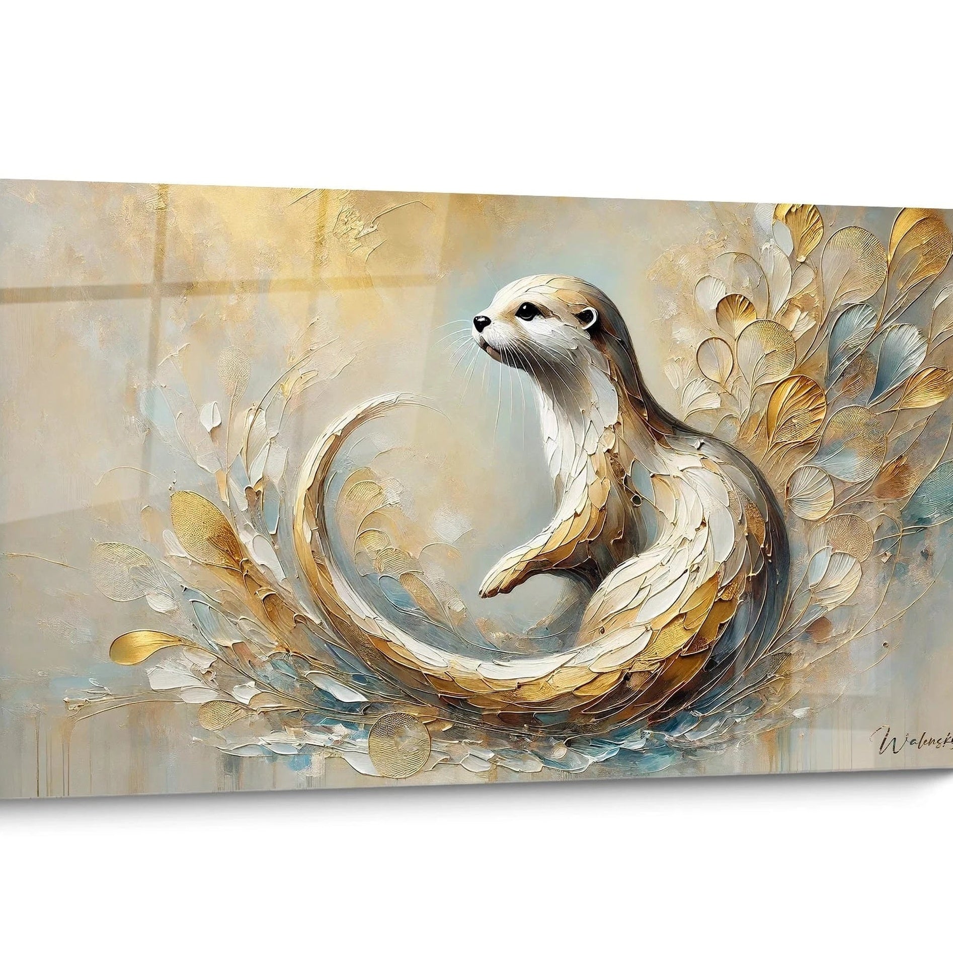 Tableau Loutre Moderne