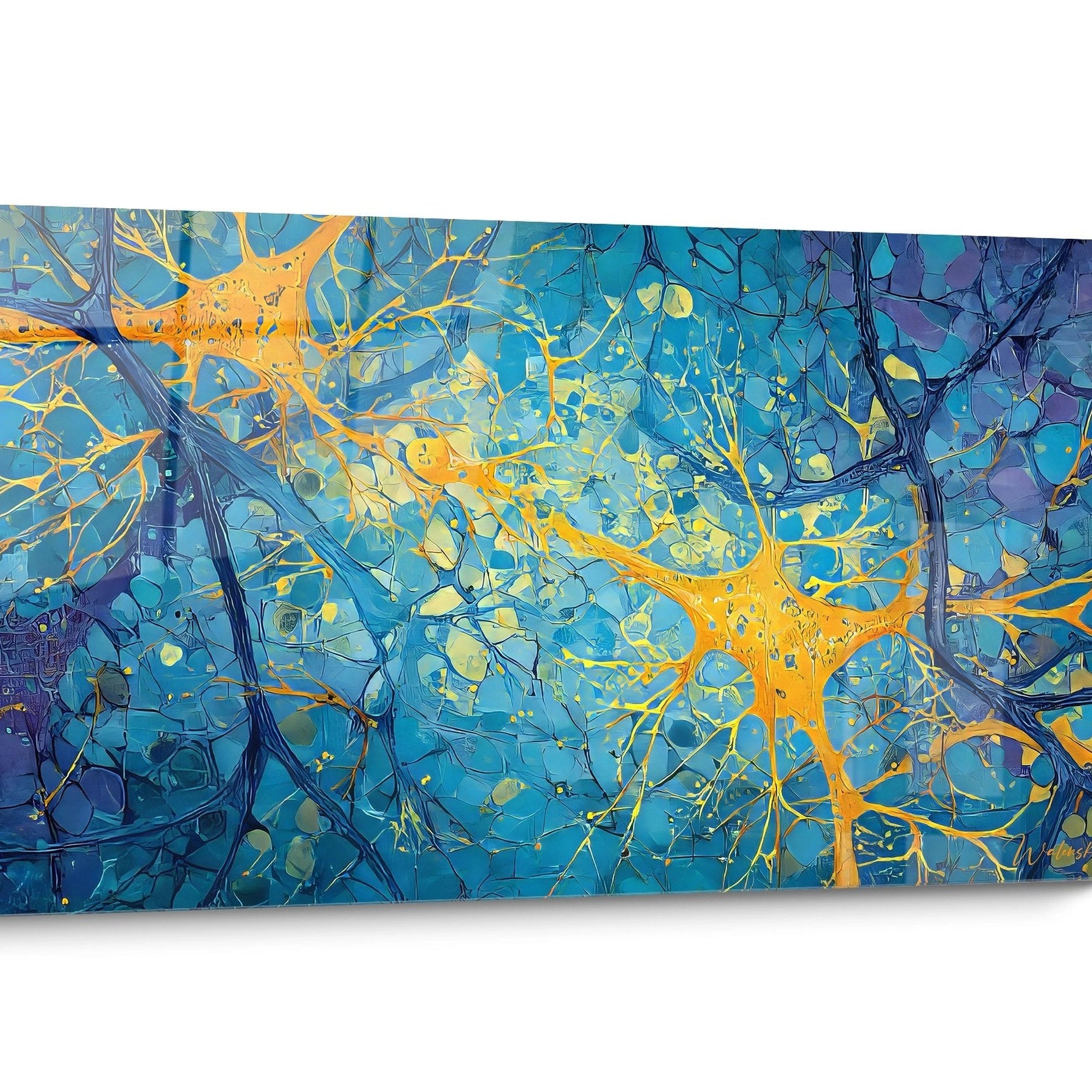 Abstraktes neuronales Kunstwerk