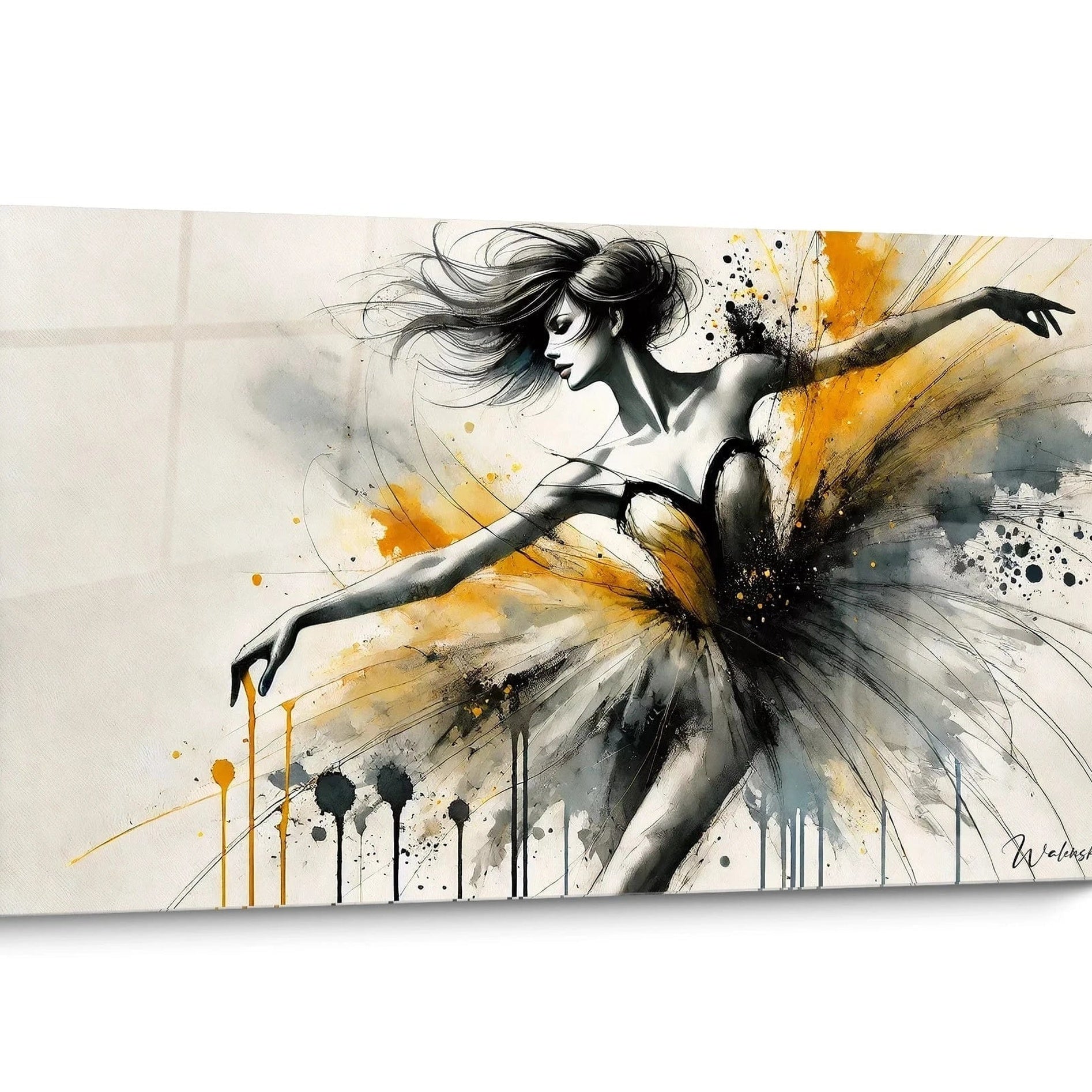 Abstract Dancer Wall Art