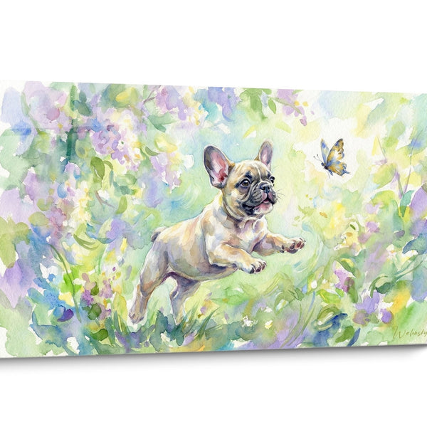 French Bulldog Watercolor Wall Art