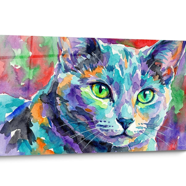 Tableaux Animaux Yeux Verts