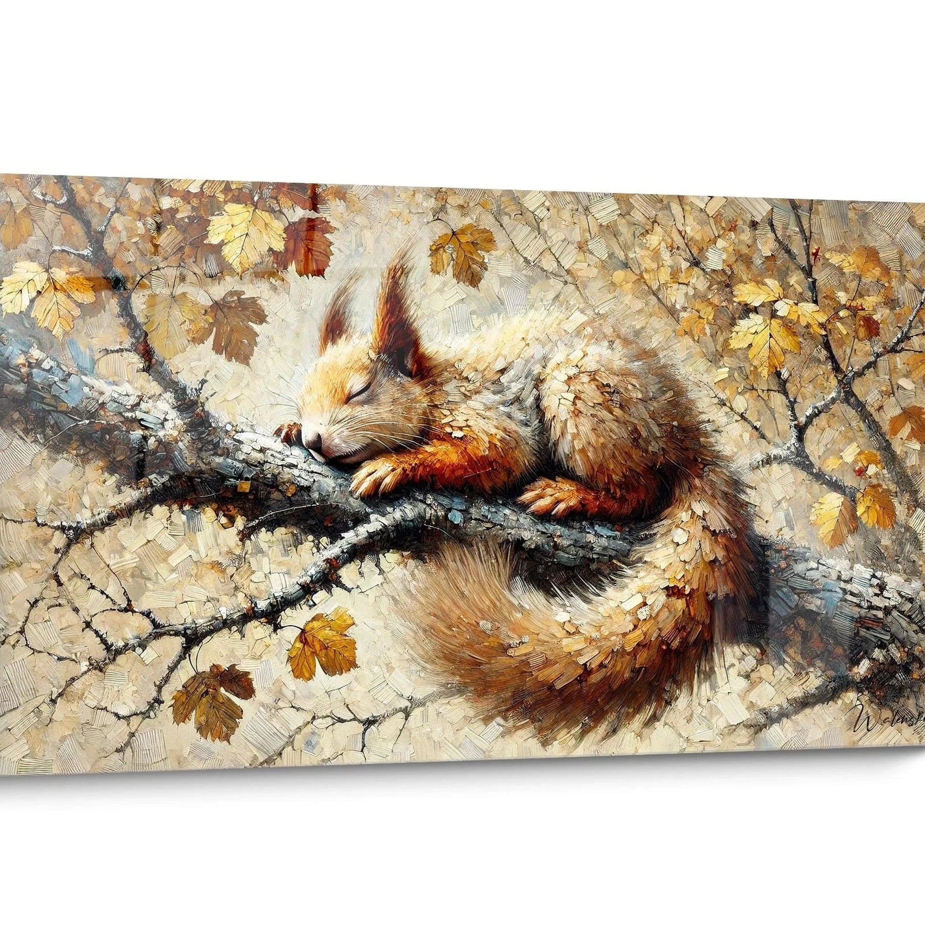 Forest Animals Golden Wall Art