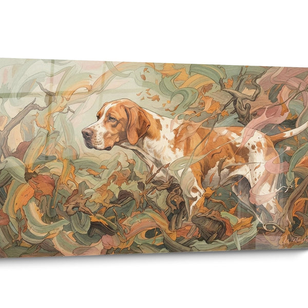 Tableau chien Pointer Anglais Réaliste