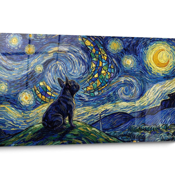 French Bulldog Black and White Wall Art