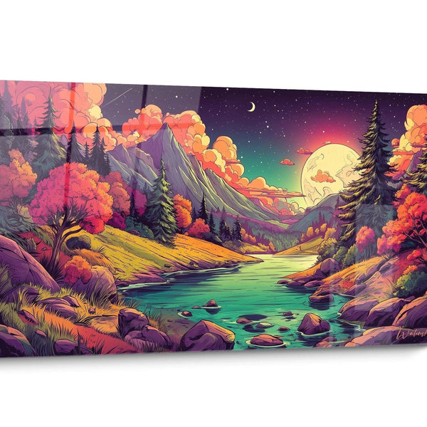 Tableau bande dessinée coloré