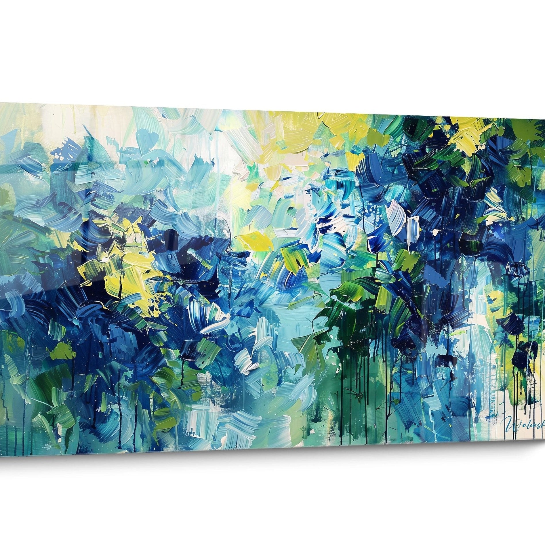 Rectangular Expressionist wall art