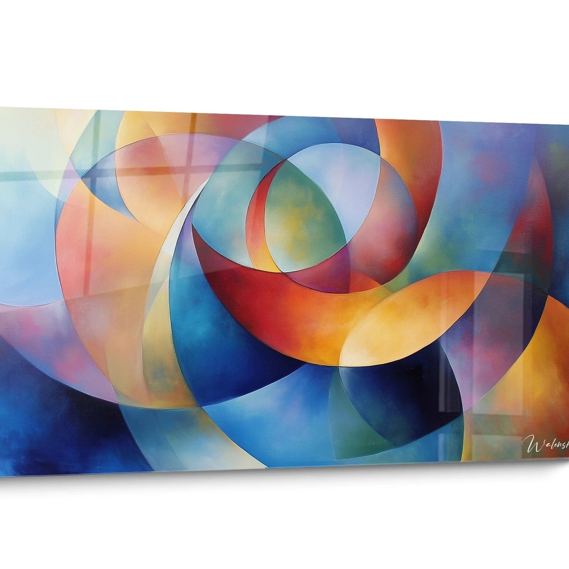 Sonia Delaunay inspired wall art