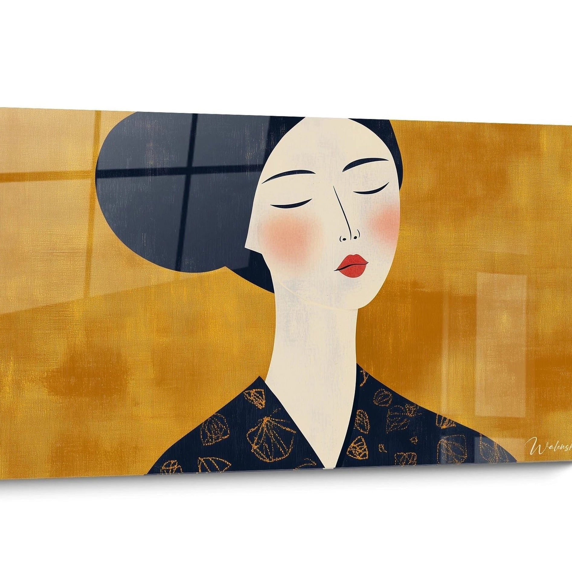 Amedeo Modigliani Inspired Painting Contemporary Portrait