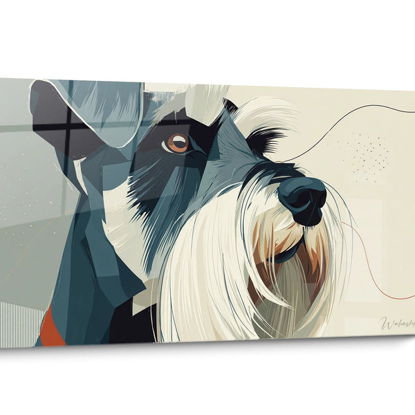 Tableau chien Schnauzer Moderne