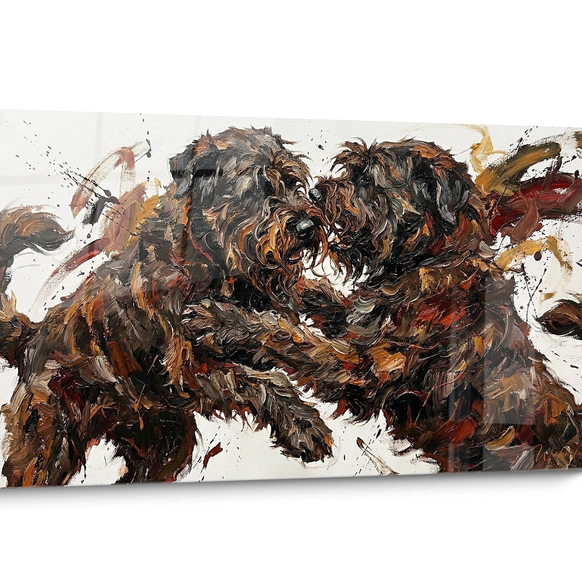 Tableau chien Bouvier des Flandres Moderne