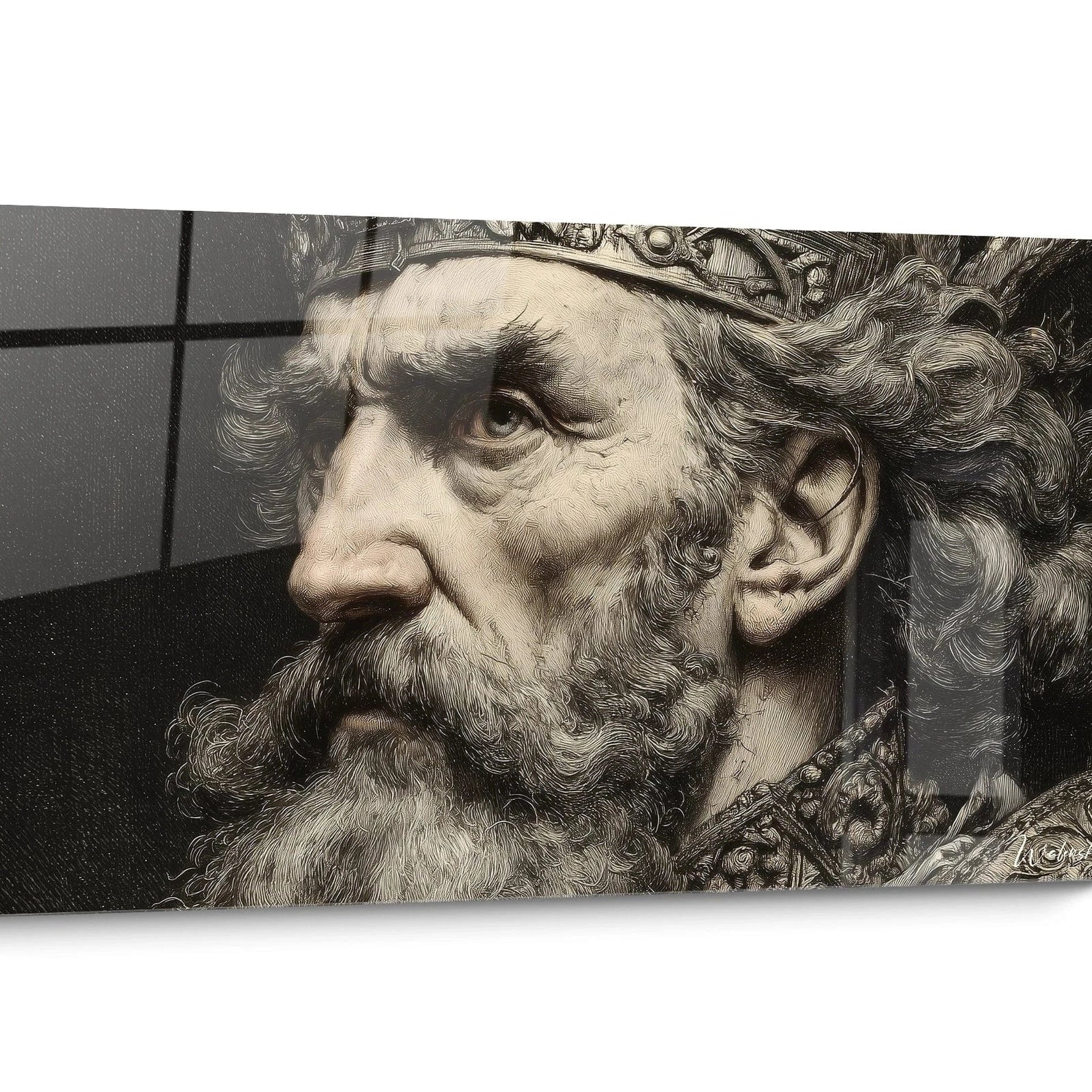 Alexander the Great Black and White Wall Art