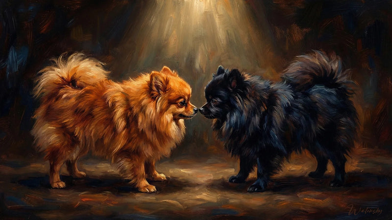 Tableau Spitz Poméranien