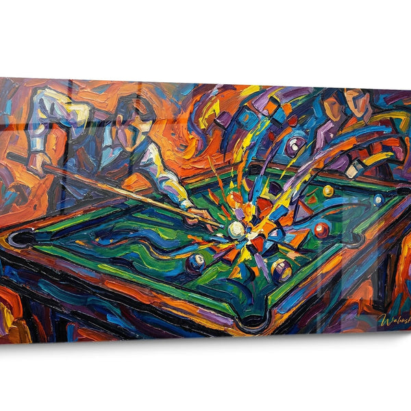Tableau Billards Expressionniste