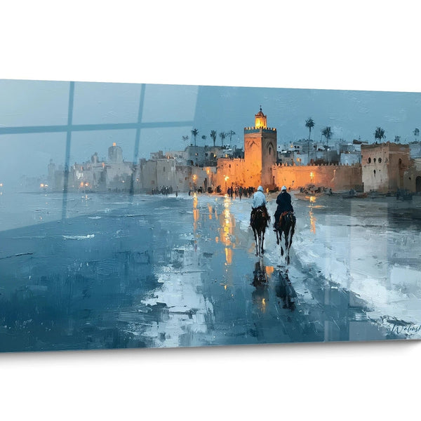 Tableau orientalisme Orange