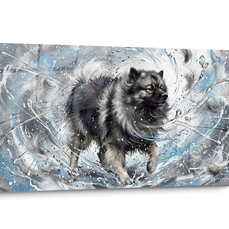 Keeshond Gemälde