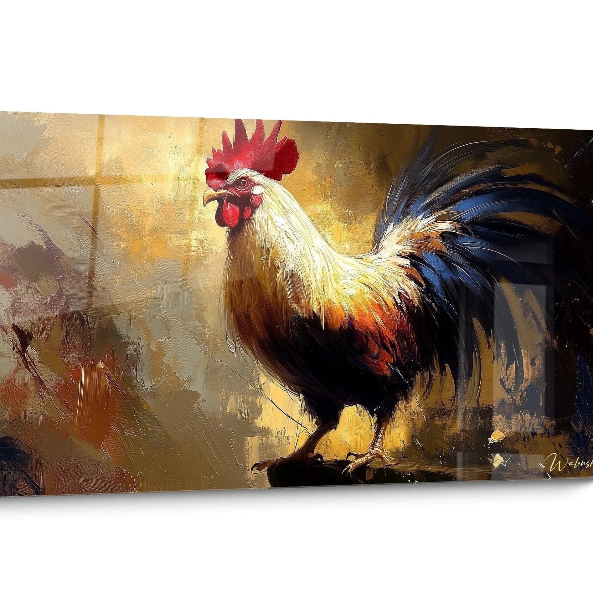 Tableau Animaux de la Ferme Rustique