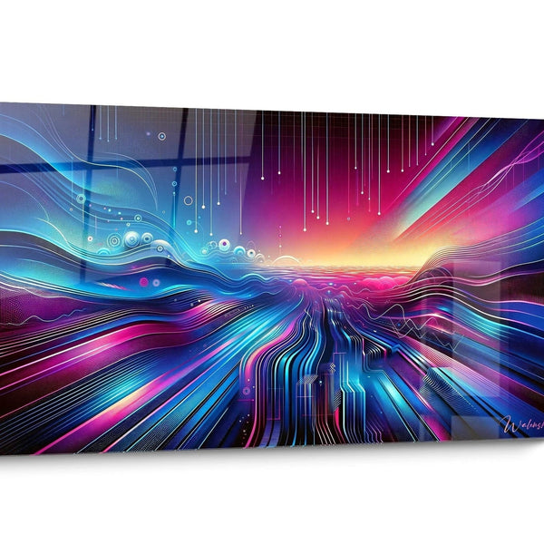 Tableau Abstrait Futuriste