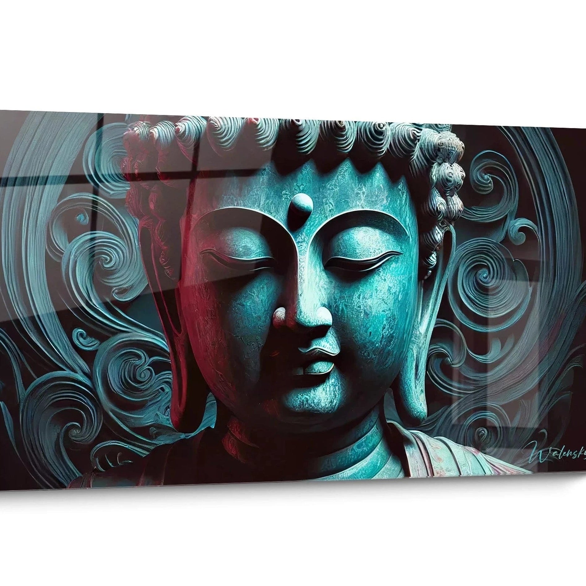 Tableau Zen Bouddha Turquoise