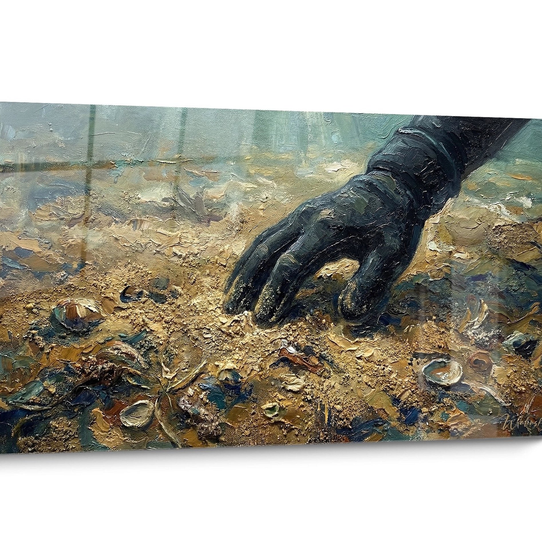 Underwater diving wall art