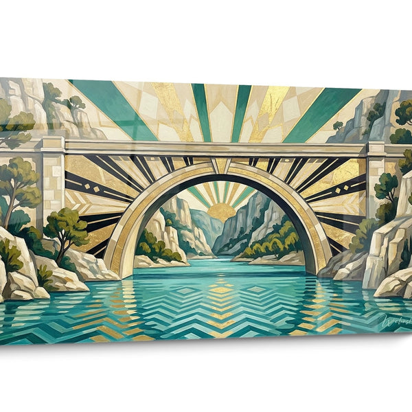 Quadro Gole del Verdon Dorato