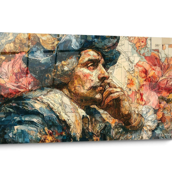 Quadro Cristoforo Colombo Ritratto