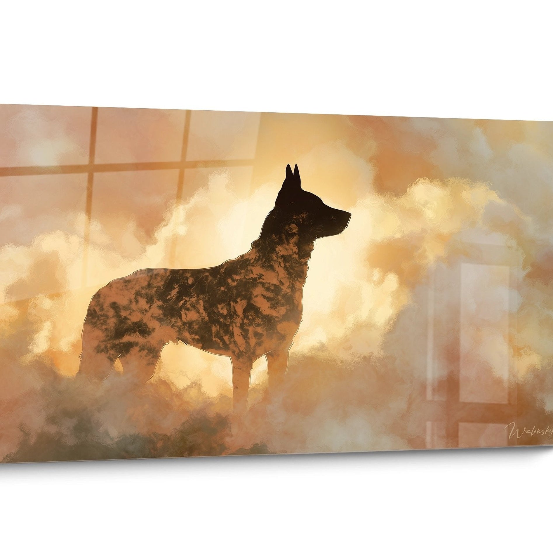Tableau chien Berger Hollandais Doré