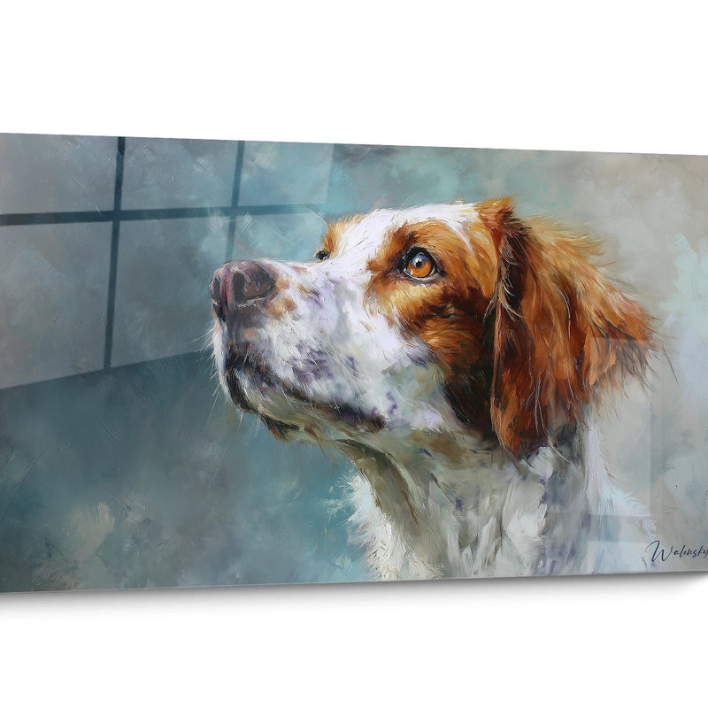 Brittany Spaniel Painting