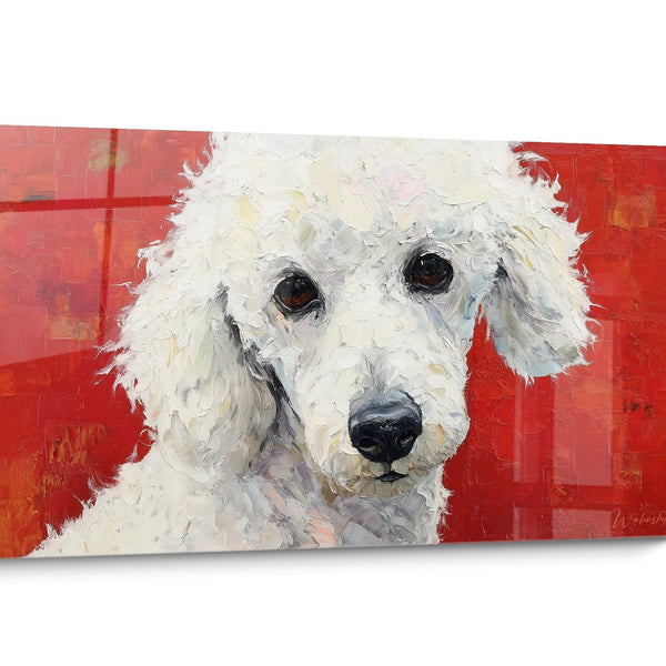 Tableau Caniche Portrait