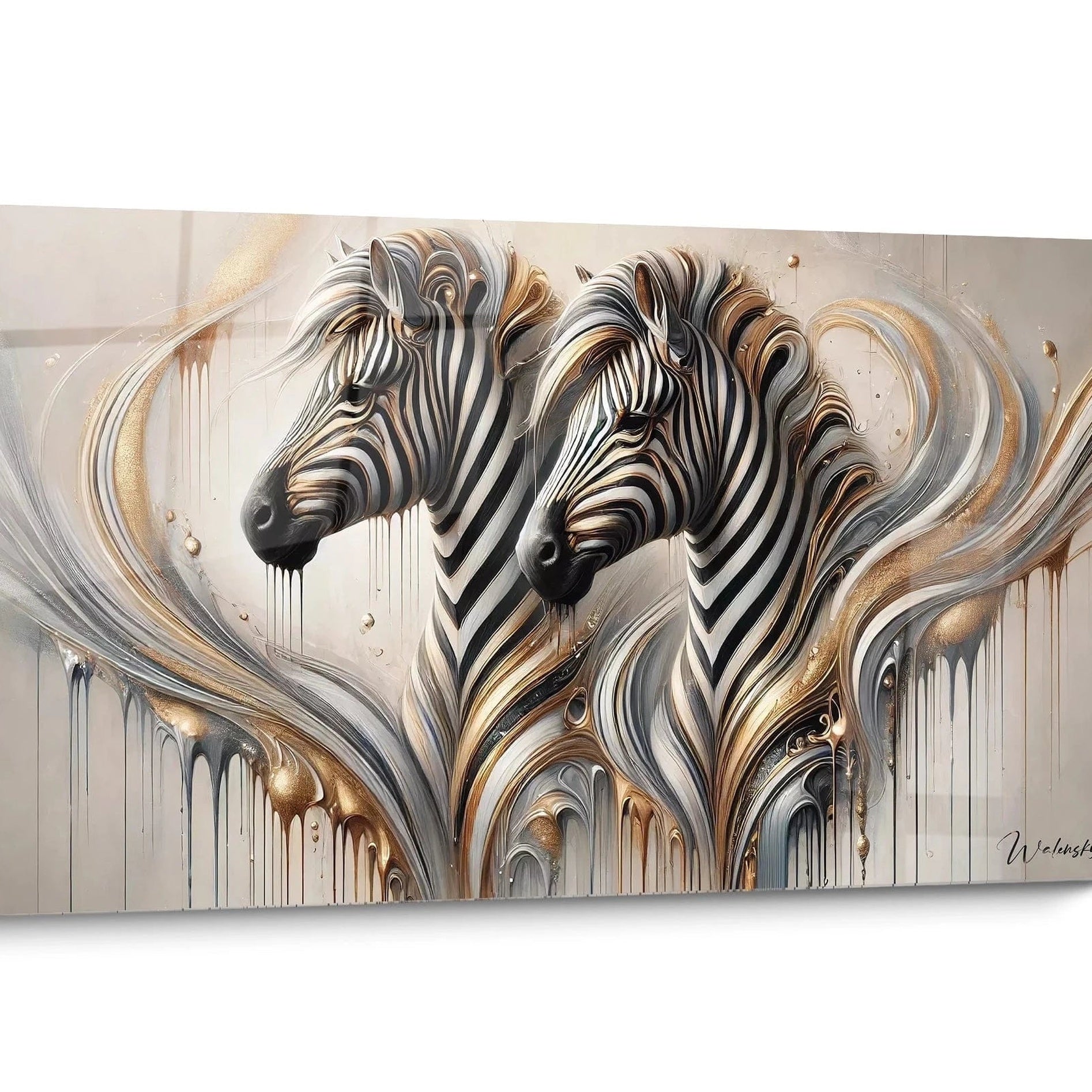 Tableau Zebre Élégant Moderne